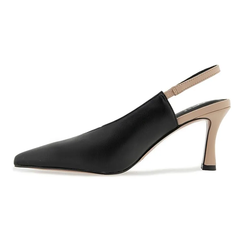 RM Rebecca Minkoff Tiana Womens Pointed Closed Toe Spool Heel Pumps