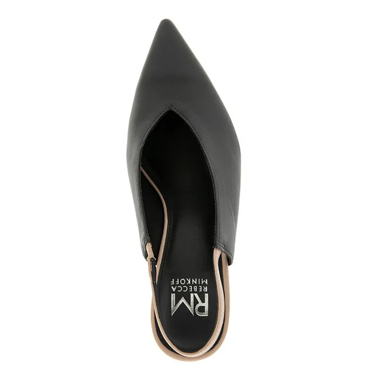 RM Rebecca Minkoff Tiana Womens Pointed Closed Toe Spool Heel Pumps