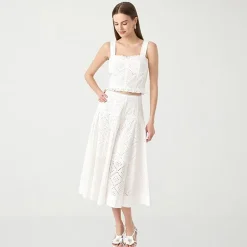 RM Rebecca Minkoff Womens High Rise A-Line Skirt