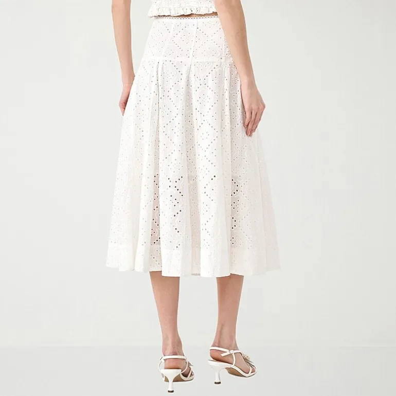 RM Rebecca Minkoff Womens High Rise A-Line Skirt
