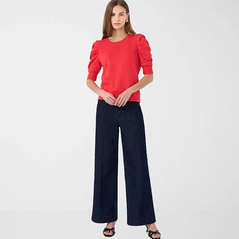 RM Rebecca Minkoff Womens High Rise Wide Leg Jean