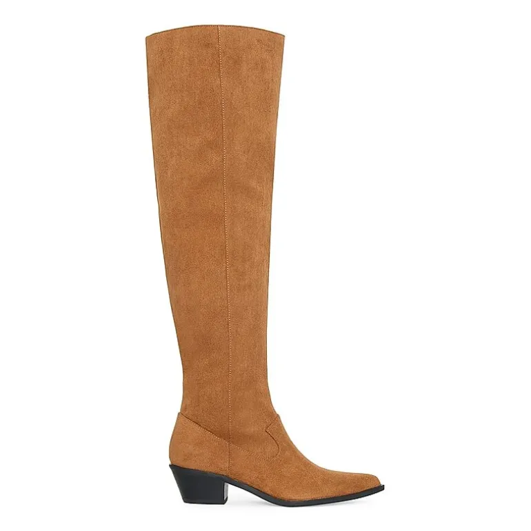 RM Rebecca Minkoff Womens Jenni Block Heel Over the Knee Boots