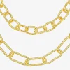 RM Rebecca Minkoff Womens 14K Gold Over Brass 21 Inch Link Necklace