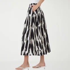 RM Rebecca Minkoff Womens Mid Rise Midi Pencil Skirt