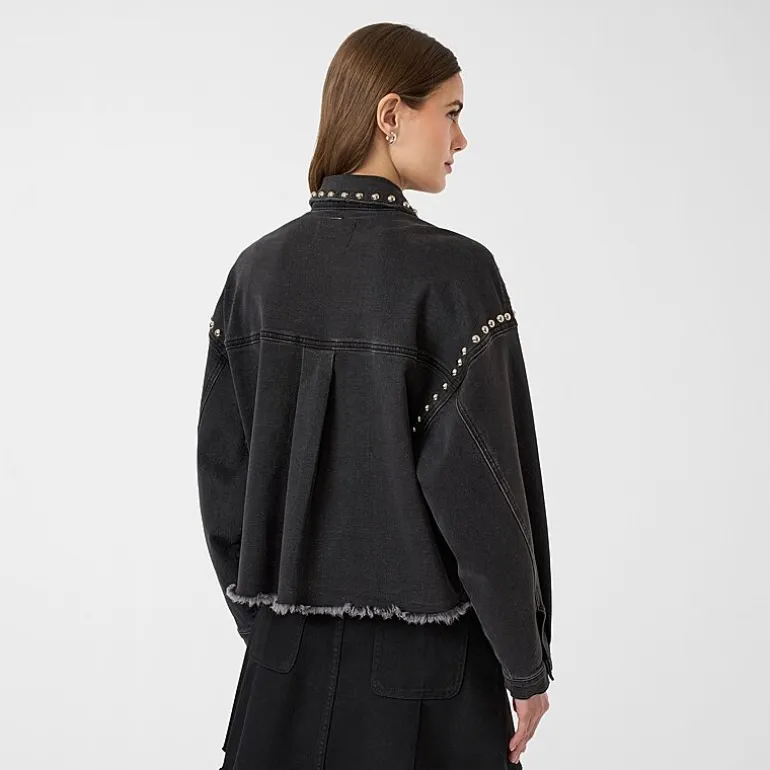 RM Rebecca Minkoff Womens Studded Jacket