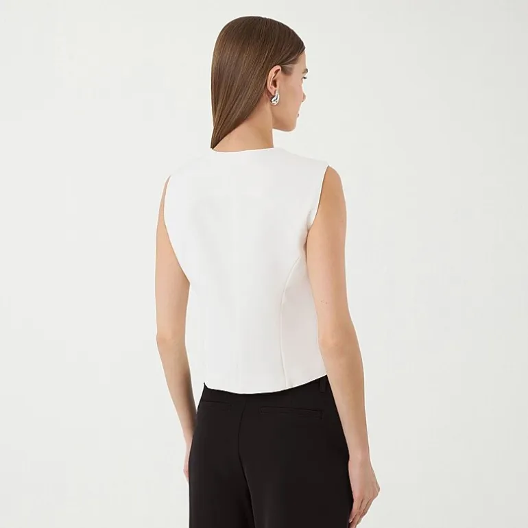RM Rebecca Minkoff Womens V Neck Sleeveless Vest