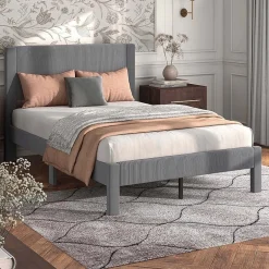 Roco Upholstered Panel Bed