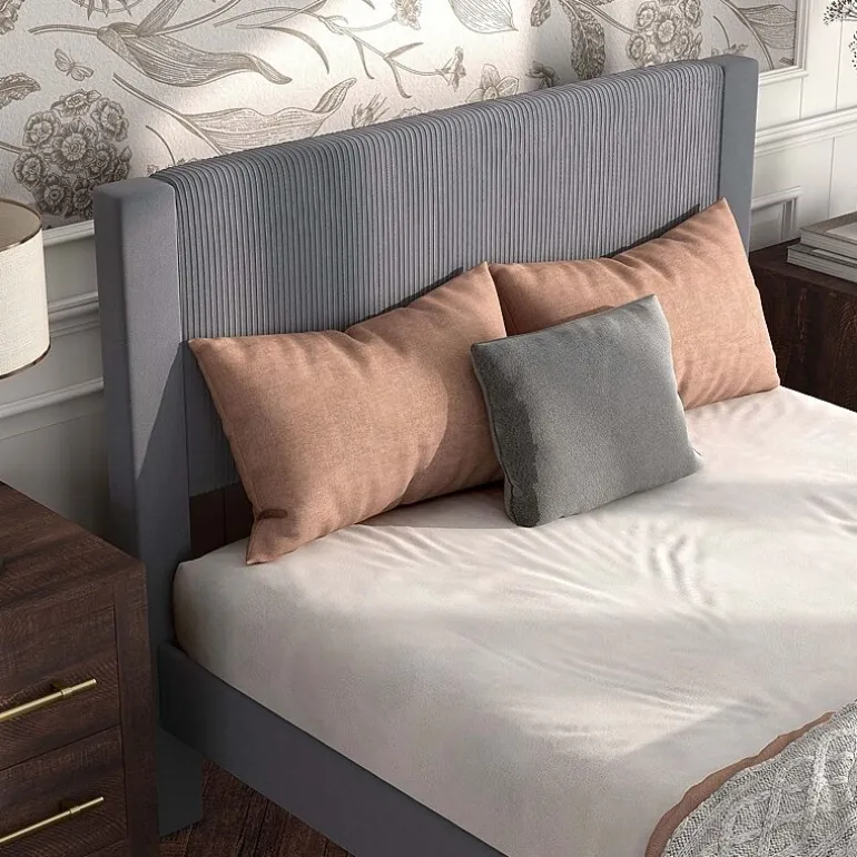 Roco Upholstered Panel Bed