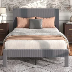 Roco Upholstered Panel Bed