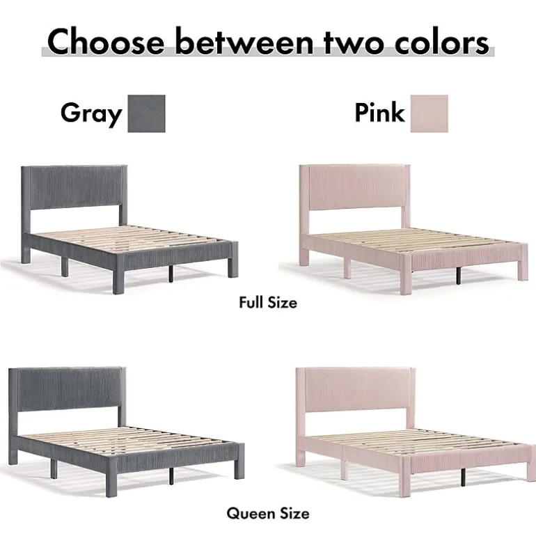 Roco Upholstered Panel Bed