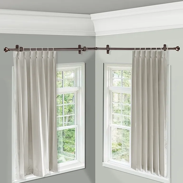 Rod Desyne Alma Corner 13/16 IN Adjustable Curtain Rod