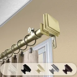 Rod Desyne Bedpost 1 IN Adjustable Curtain Rod