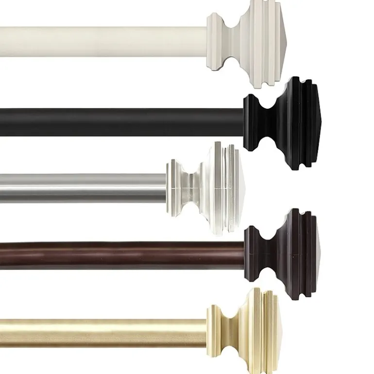 Rod Desyne Bedpost 1 IN Adjustable Curtain Rod
