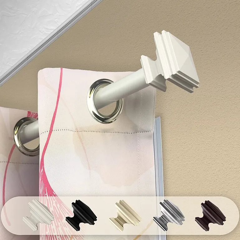Rod Desyne Bedpost 1 IN Adjustable Curtain Rod