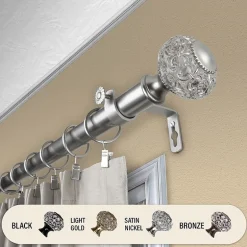 Rod Desyne Elsie 1 IN Adjustable Curtain Rod