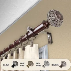 Rod Desyne Elsie 1 IN Adjustable Curtain Rod