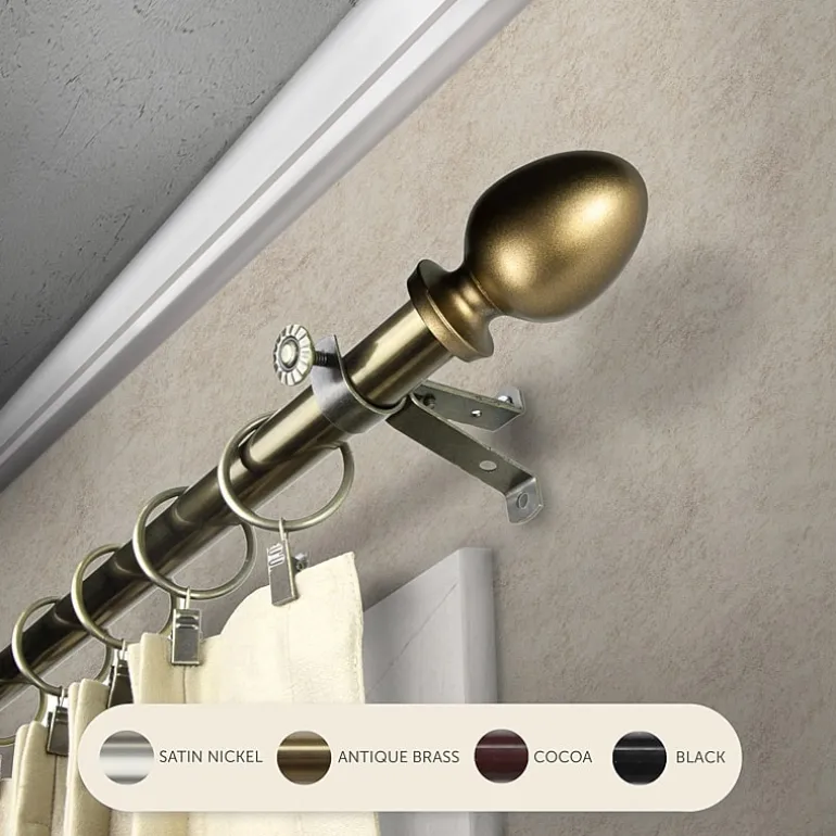 Rod Desyne Emeka 3/4 IN Adjustable Curtain Rod