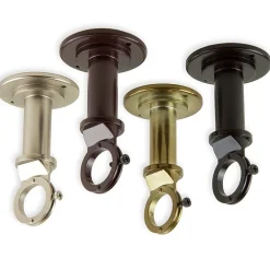 Rod Desyne Industrial Wall 2-pc. Curtain Rod Brackets