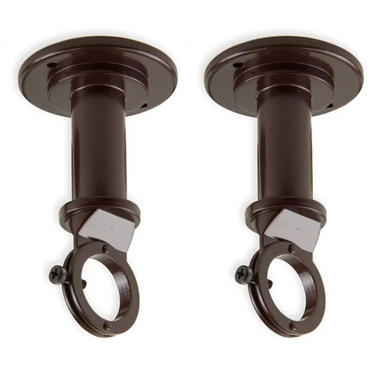 Rod Desyne Industrial Wall 2-pc. Curtain Rod Brackets