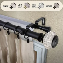 Rod Desyne Inez Double Curtain Rod