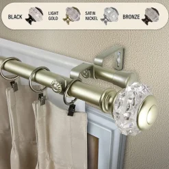 Rod Desyne Inez Double Curtain Rod