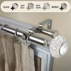 Rod Desyne Inez Double Curtain Rod