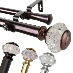Rod Desyne Inez Double Curtain Rod