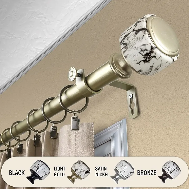 Rod Desyne Josephine 1 IN Adjustable Curtain Rod