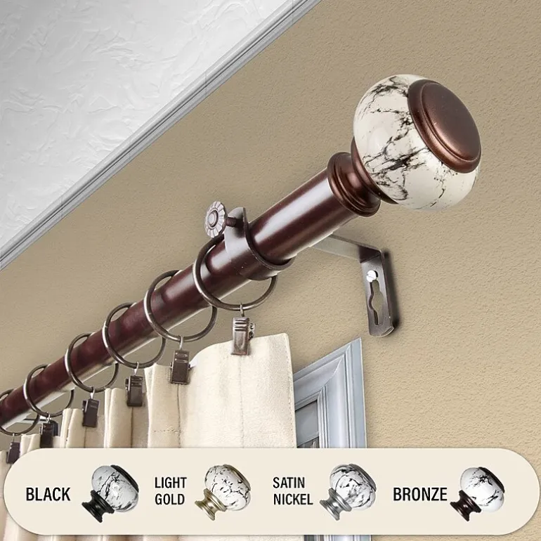 Rod Desyne Kelly 1 IN Adjustable Curtain Rod
