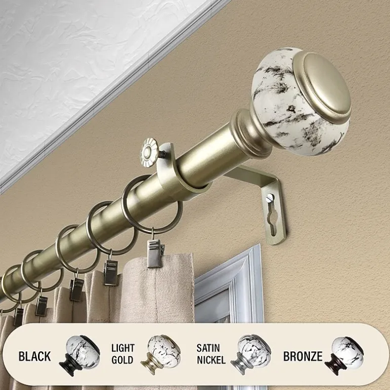 Rod Desyne Kelly 1 IN Adjustable Curtain Rod