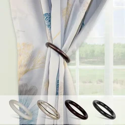 Rod Desyne Magnetic Hoop Pair 2-pc. Curtain Holdback
