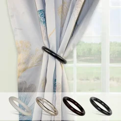 Rod Desyne Magnetic Hoop Pair 2-pc. Curtain Holdback