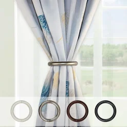 Rod Desyne Magnetic Hoop Pair 2-pc. Curtain Holdback