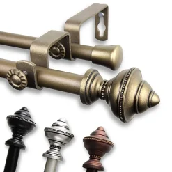 Rod Desyne Palace ⅝" Adjustable Double Curtain Rod