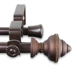 Rod Desyne Palace ⅝" Adjustable Double Curtain Rod