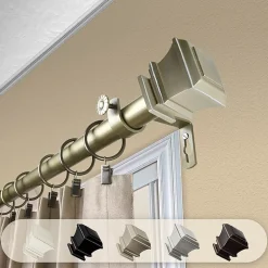 Rod Desyne Pineda 1 IN Adjustable Curtain Rod