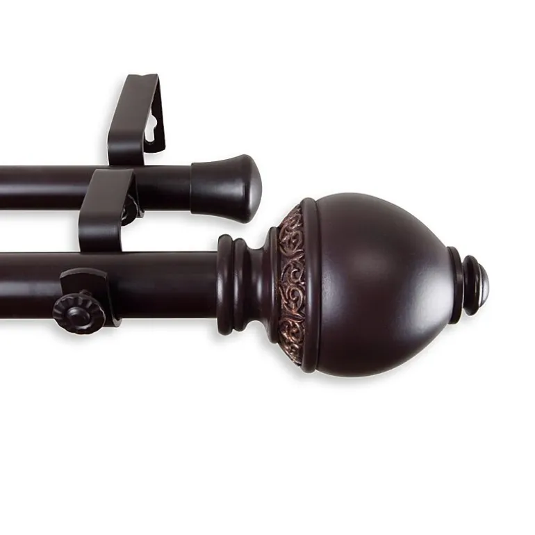 Rod DesyneRamona 1" Adjustable Double Curtain Rod