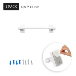 Rod Desyne Self Adhesive 7/16 IN Adjustable Curtain Rod