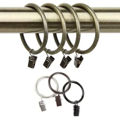 Rod Desyne Set of 10 Heavy-Duty 2½" Curtain Clip Rings