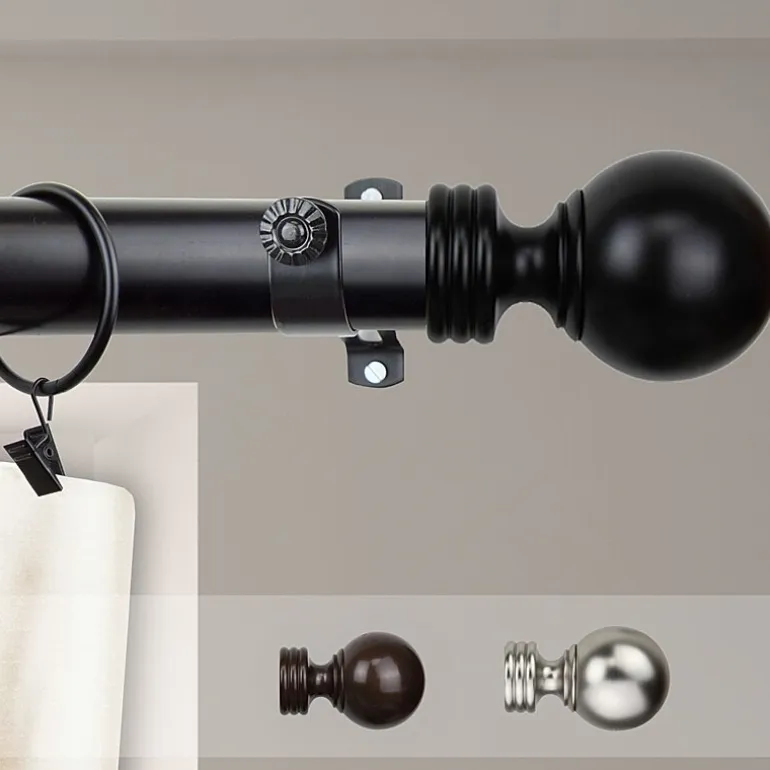 Rod Desyne Sphere 1½" Adjustable Curtain Rod