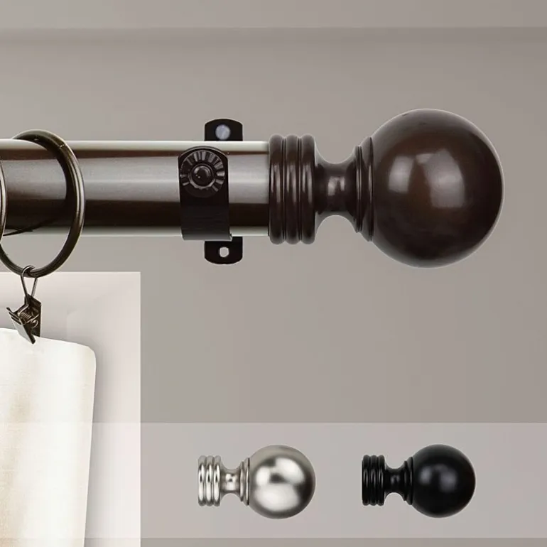 Rod Desyne Sphere 1½" Adjustable Curtain Rod