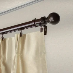 Rod Desyne Sphere Cordless Traverse Adjustable Curtain Rod