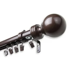 Rod Desyne Sphere Cordless Traverse Adjustable Curtain Rod