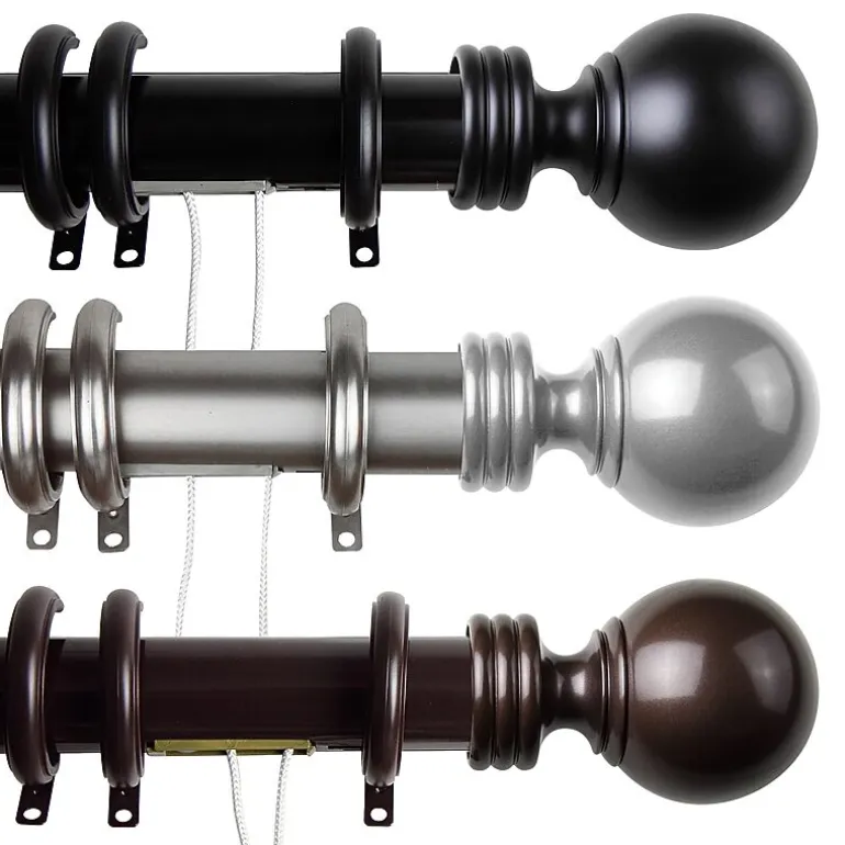Rod Desyne Sphere Traverse Adjustable Curtain Rod
