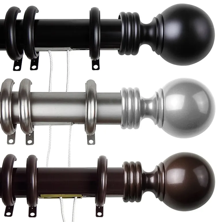 Rod Desyne Sphere Traverse Adjustable Curtain Rod