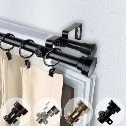 Rod Desyne Topper Double Curtain Rod