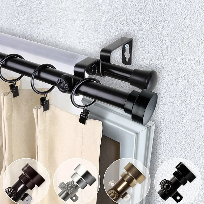 Rod Desyne Topper Double Curtain Rod