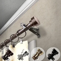Rod Desyne Topper 3/4 IN Adjustable Curtain Rod