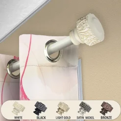 Rod Desyne Verdure 1 IN Adjustable Curtain Rod