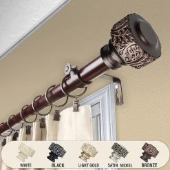 Rod Desyne Verdure 1 IN Adjustable Curtain Rod